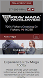 Mobile Screenshot of kravmagaindy.com
